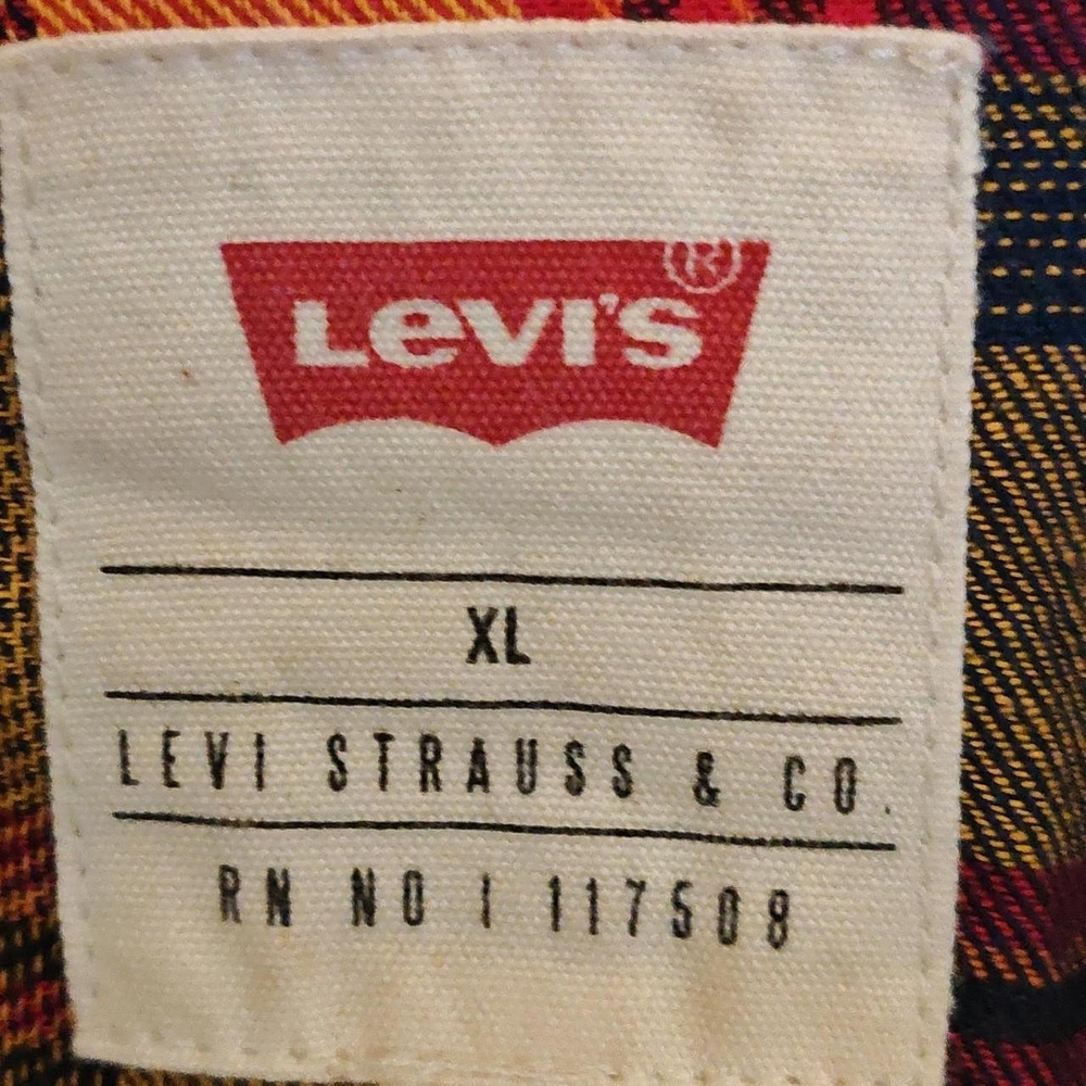 Levi's Multicolor Plaid Pattern Shirt - image 6
